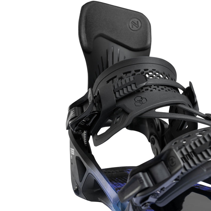 Nidecker LT Supermatic Snowboard Bindings Large(Men 8.5-10.5 Wmn 9.5+) Bio Black