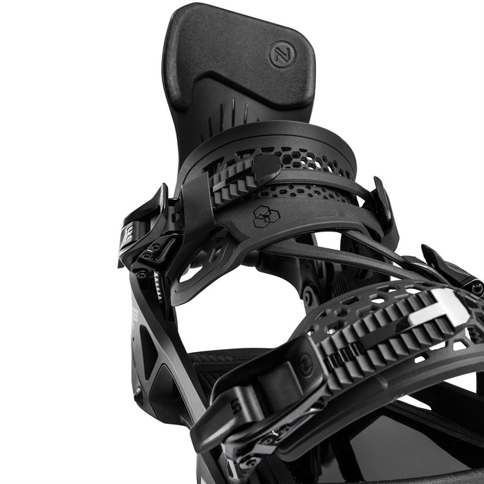 Nidecker LT Supermatic Snowboard Bindings Large (Mens 8.5-10.5. Wmn 9.5+) Black