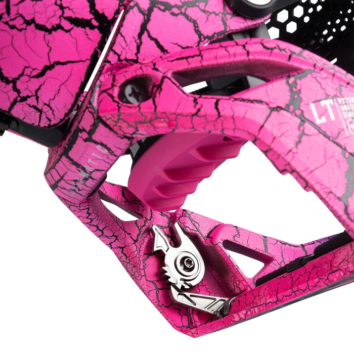 Nidecker LT Supermatic Snowboard Bindings Medium (Mens 5.5 - 8, Wmn 7-9.5) Magma