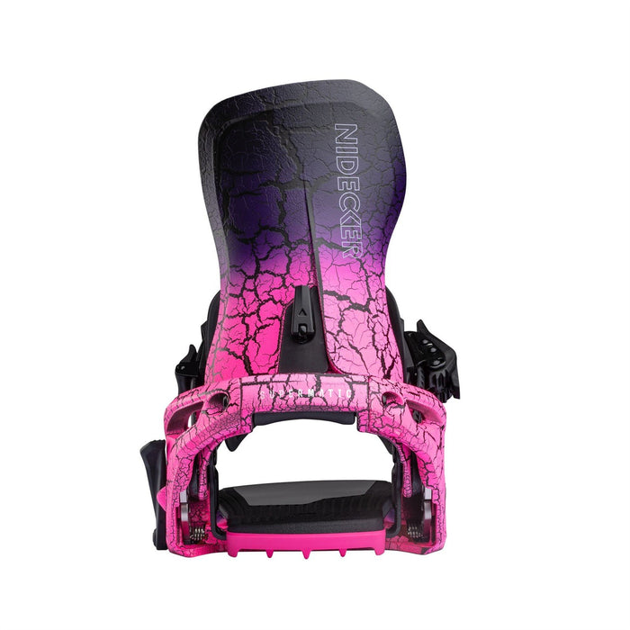 Nidecker LT Supermatic Snowboard Bindings Medium (Mens 5.5 - 8, Wmn 7-9.5) Magma