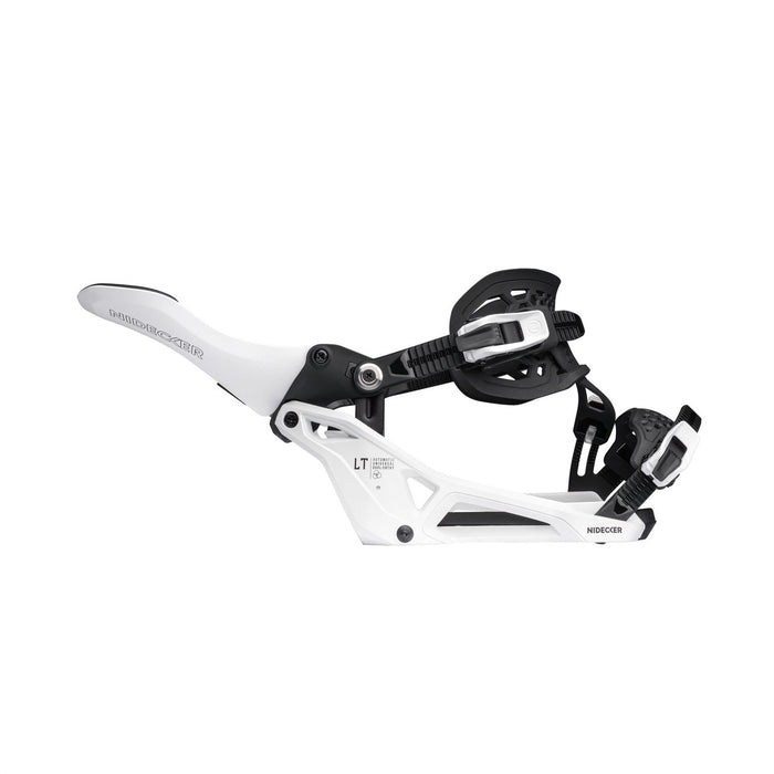 Nidecker LT Supermatic Snowboard Bindings XL (Mens 11-13) White