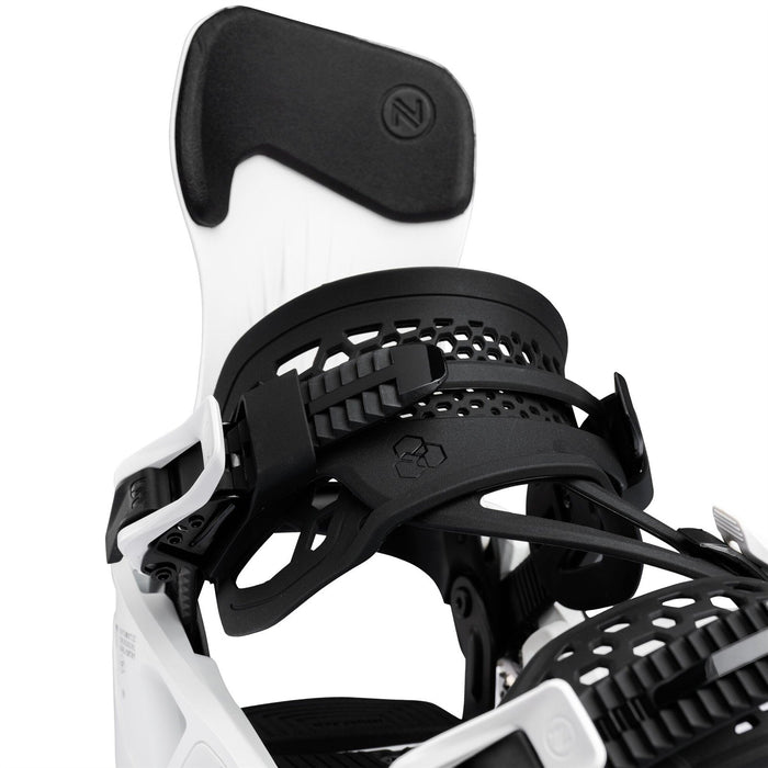 Nidecker LT Supermatic Snowboard Bindings XL (Mens 11-13) White