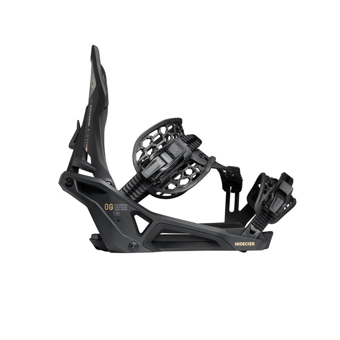 Nidecker OG Supermatic Snowboard Bindings XL (Mens 11.0-13.0) Black