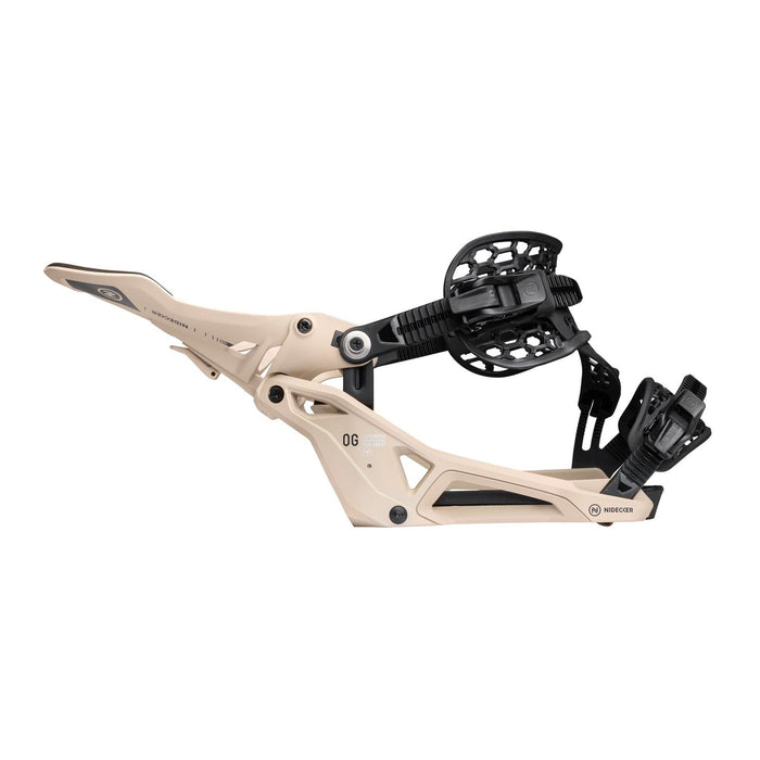 Nidecker OG Supermatic Snowboard Bindings Medium (Mens 5.5-8 Wmns 7-9.5) Desert