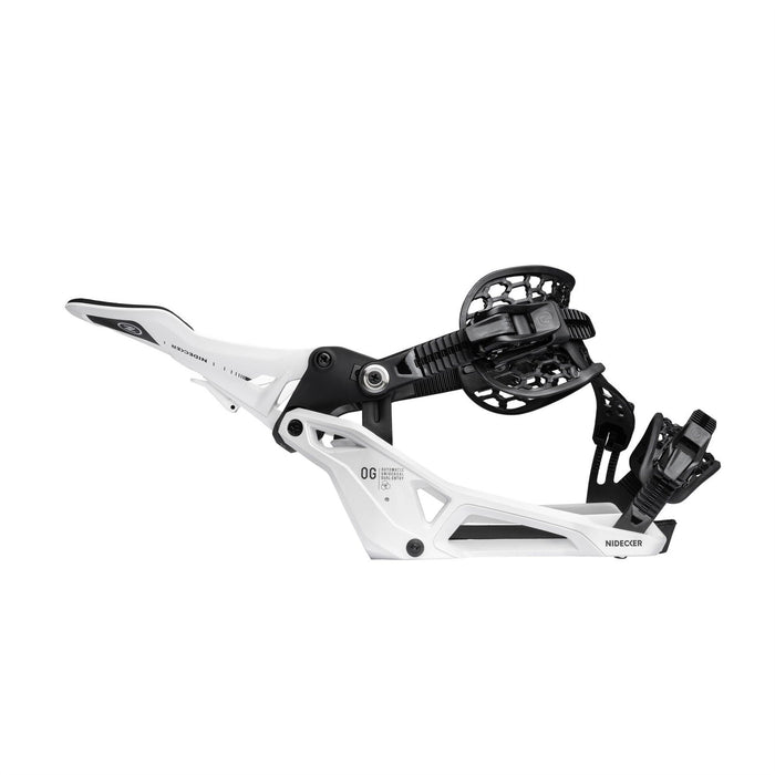 Nidecker OG Supermatic Snowboard Bindings XL (Mens 11.0-13.0) White