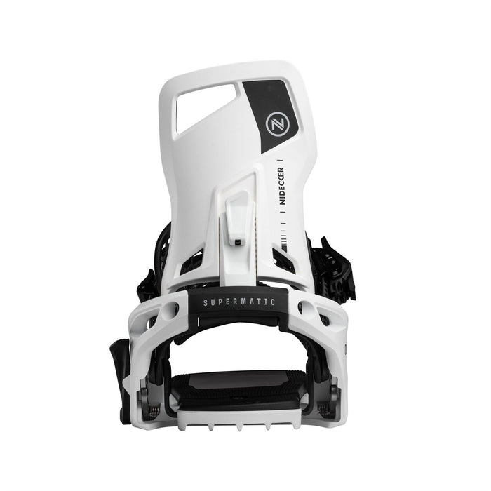Nidecker OG Supermatic Snowboard Bindings XL (Mens 11.0-13.0) White