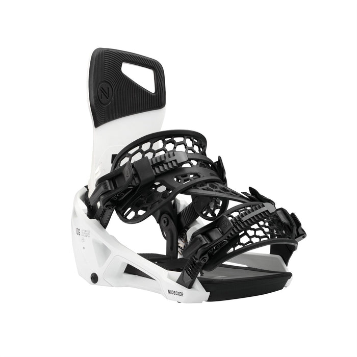 Nidecker OG Supermatic Snowboard Bindings XL (Mens 11.0-13.0) White