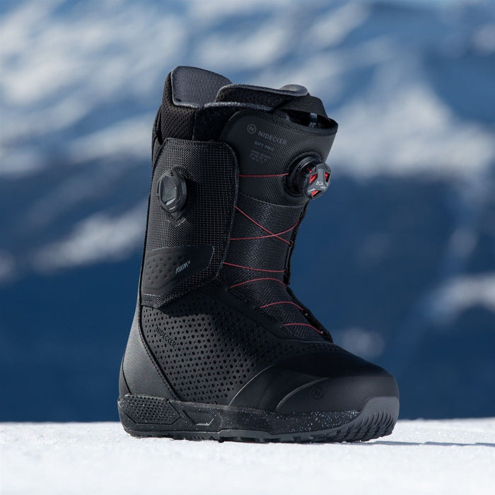 Nidecker Rift Pro Double Boa Snowboard Boots Men's 10 Black 2026
