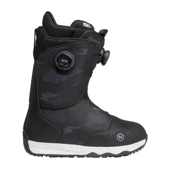 Nidecker Rift Double Boa Snowboard Boots Women's 9 Black 2026