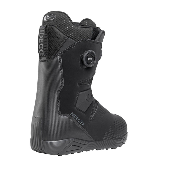 Nidecker Altai Double Boa Snowboard Boots Men's 9.5 Black 2027
