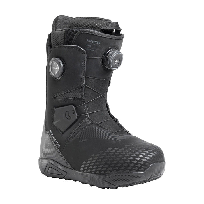 Nidecker Altai Double Boa Snowboard Boots Men's 9.5 Black 2027