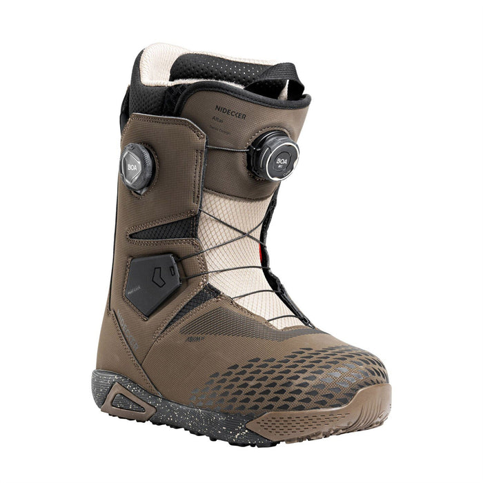 Nidecker Altai Double Boa Snowboard Boots Men's 9 Brown 2027
