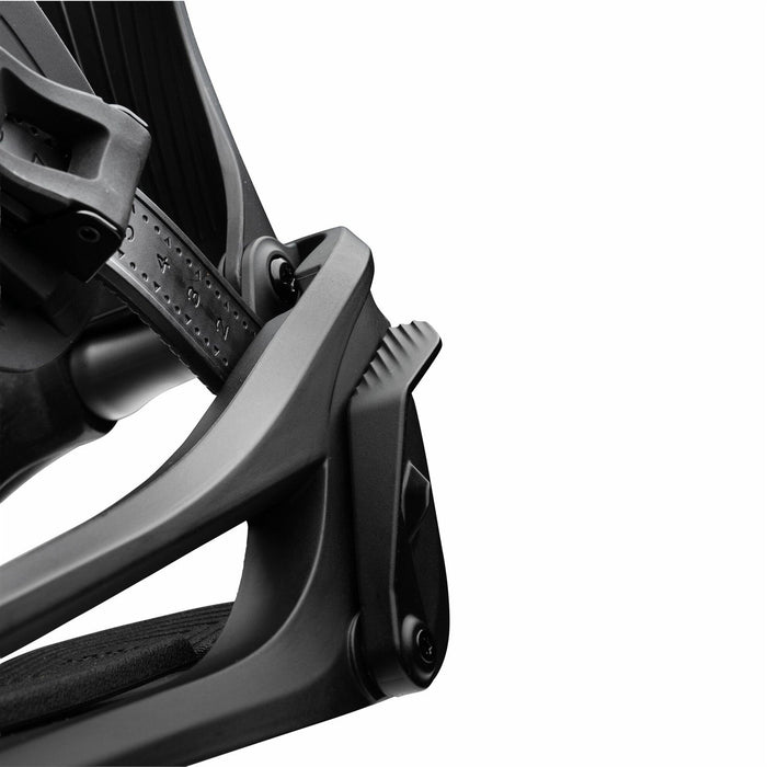 Nidecker LT Supermatic Snowboard Bindings Large (Men 8.5-10.5 Wmn 9.5+) Black