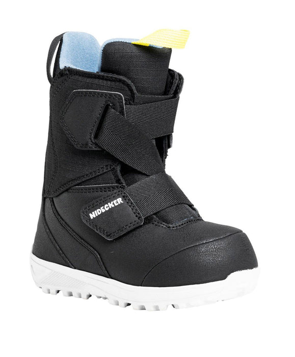 Nidecker Micron Mini Snowboard Boots, Kids' Size 11C, Black New