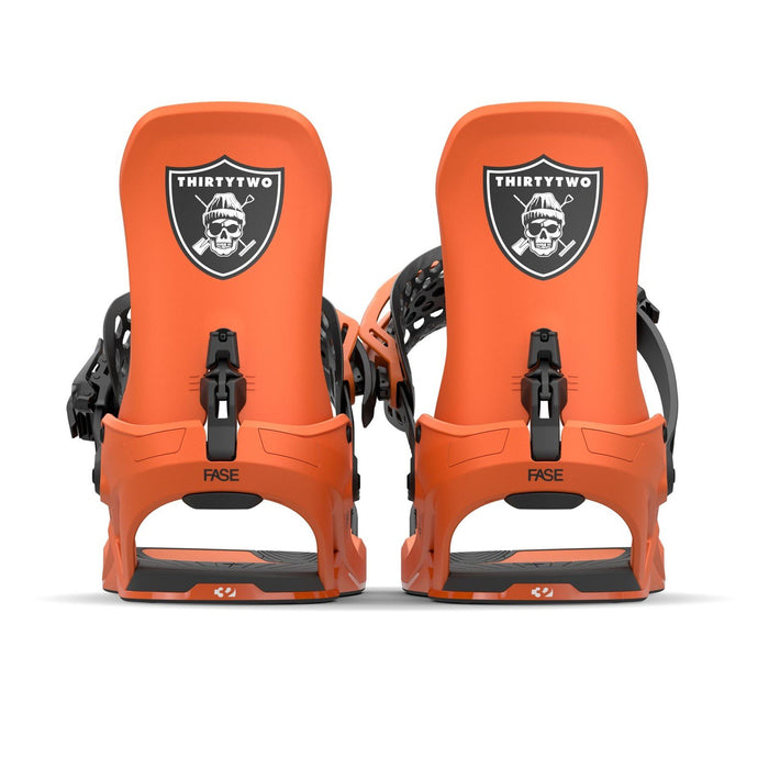 Thirtytwo T32M FASE Snowboard Bindings Medium (Mens US 8.5-10.5) Orange New 2026