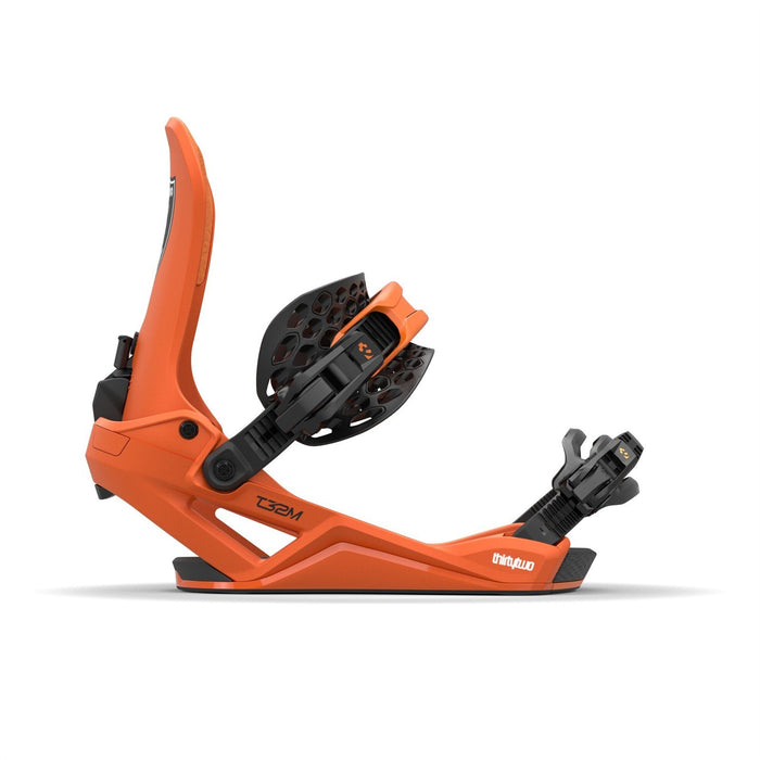 Thirtytwo T32M FASE Snowboard Bindings Medium (Mens US 8.5-10.5) Orange New 2026