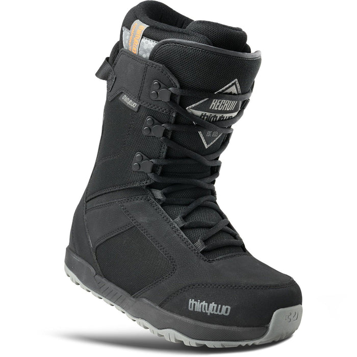 Thirtytwo Recruit Lace Up Snowboard Boots, Men's US Size 7, Black, New 2027