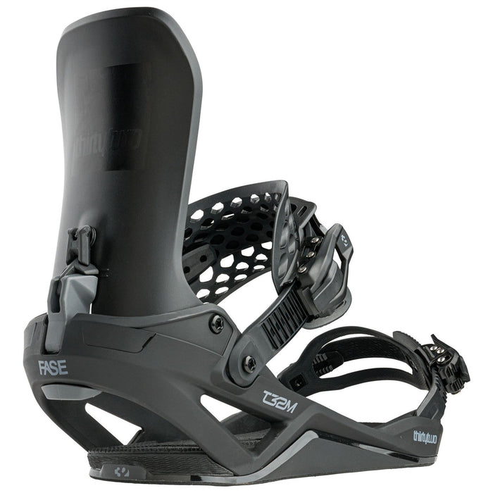 Thirtytwo T32M FASE Snowboard Bindings Medium Mens US 8.5-10.5 Black New 2027