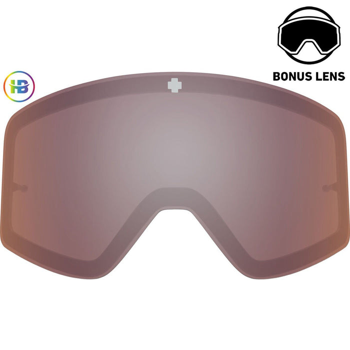 Spy Marauder Snow Goggles Navy Sea of Peaks, HB Ice Blue Mirror + HB Coral Lens