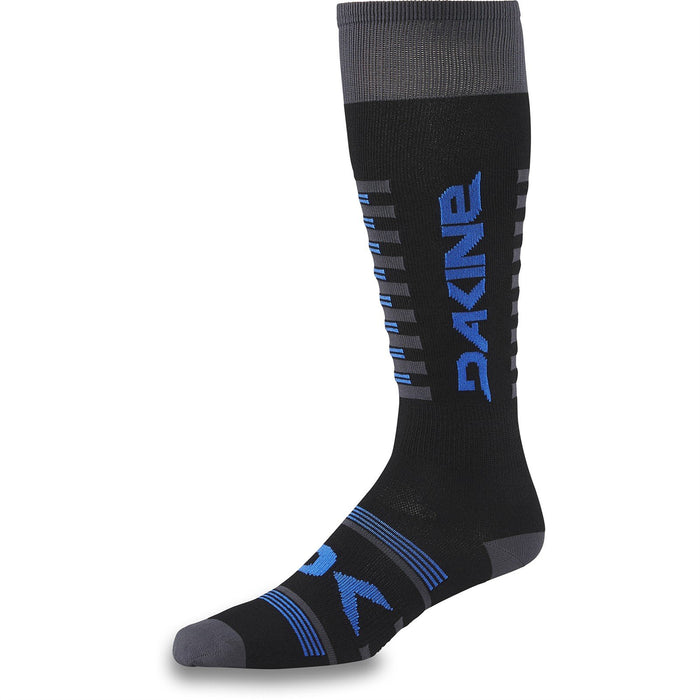 Dakine Men's Thinline Wool Blend Snowboard Socks S/M Black/Blue New