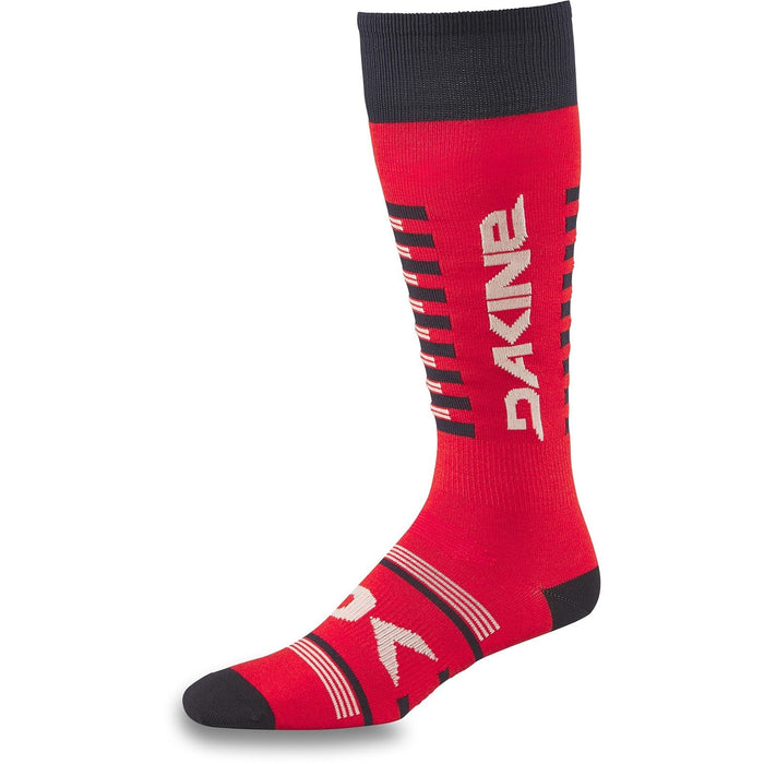 Dakine Men's Thinline Wool Blend Snowboard Socks M/L Molten Lava/Black New 2023