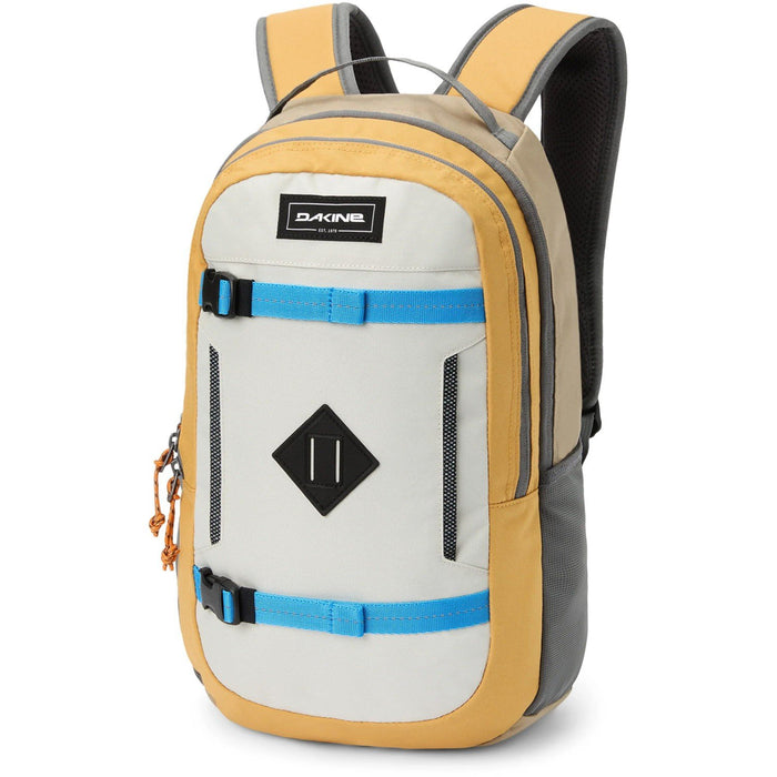 Dakine Mission 18L All Purpose Backpack Playground Yellow Tan Off White New