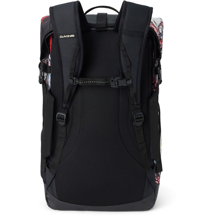 Dakine Mission Surf DLX Wet / Dry Rolltop Backpack 35L Mayhem Marron New