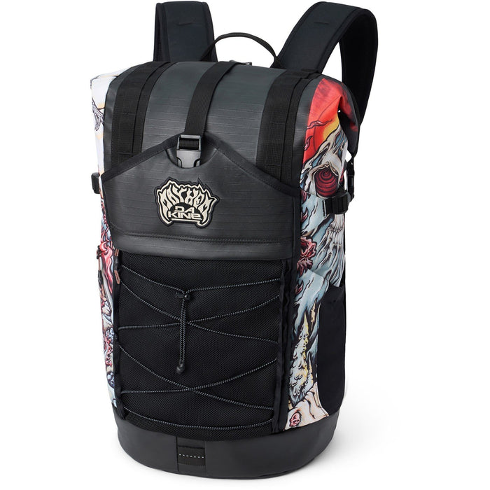 Dakine Mission Surf DLX Wet / Dry Rolltop Backpack 35L Mayhem Marron New