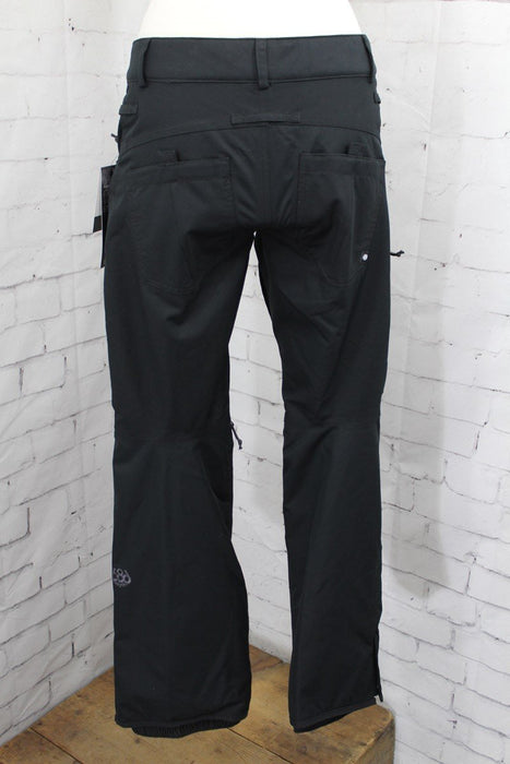 686 Mid-Rise Snowboard Pants, Women's Size Extra Large/XL, Black