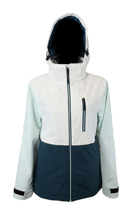 Turbine Women's Midway Jacket, XS Extra Small Bright White Green New