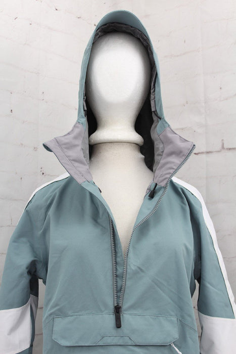 Volcom Mirror Pullover Snowboard Jacket, Womens Small Green Ash New