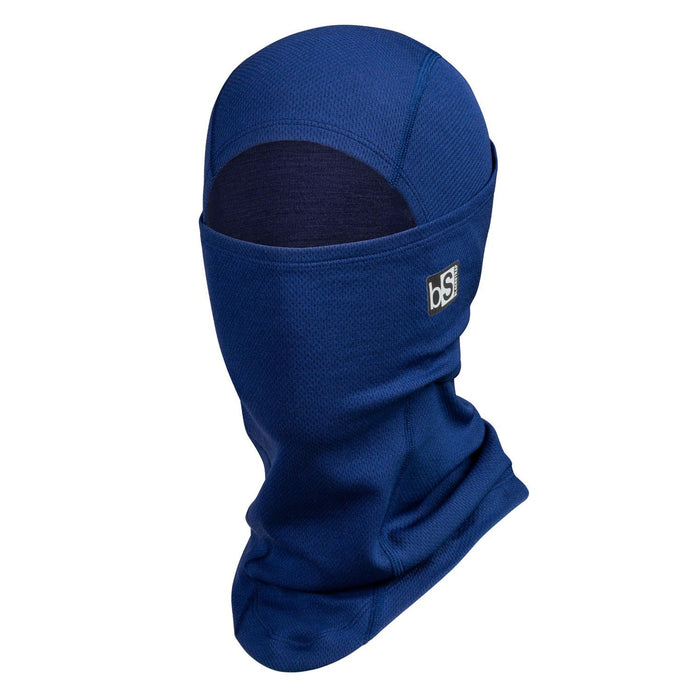BlackStrap Adult Merino Hood Balaclava Facemask Solid Deschutes Blue New
