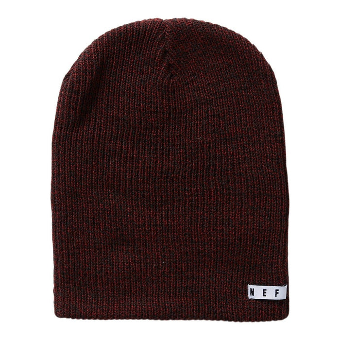 Neff Daily Heather Beanie, One Size Fits Most, Maroon Heather New