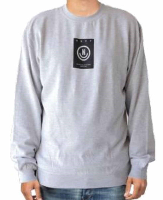 Neff NWC Crew Neck Pullover Sweatshirt, Men's Large, Athletic Heather Gray New