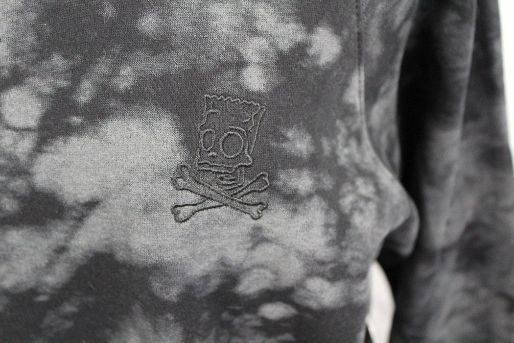 Neff Bart Society Crew Sweatshirt Men's Medium Black