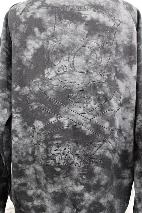 Neff Bart Society Crew Sweatshirt Men's Medium Black