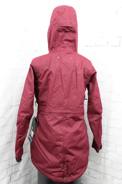 Neff Mara Snowboard Jacket, Women's Medium, Port / Maroon