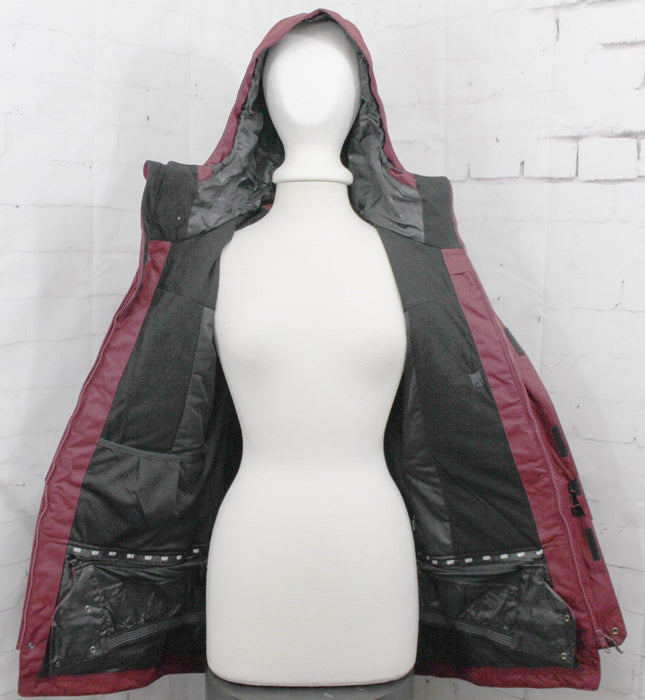 Neff Mara Snowboard Jacket, Women's Medium, Port / Maroon