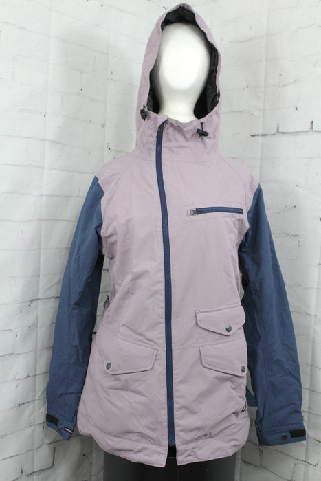 Neff Jenna Snowboard Jacket, Women's Medium, Purple / Blue