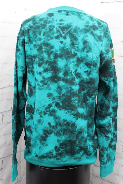 Neff Hill Crew Pocket Sweatshirt, Men's Medium, Teal Wash