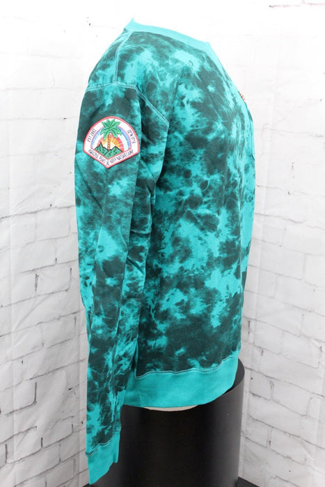 Neff Hill Crew Pocket Sweatshirt, Men's Medium, Teal Wash