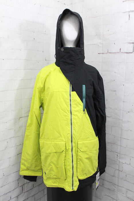 Nitro Vex Insulated Snowboard Jacket Mens Size Large Citrus / Black New
