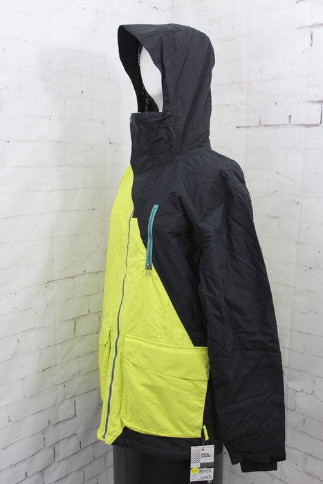 Nitro Vex Insulated Snowboard Jacket Mens Size Large Citrus / Black New