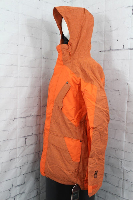 Nitro Closer Snowboard Jacket, Men's Size Large, Orange / Heather