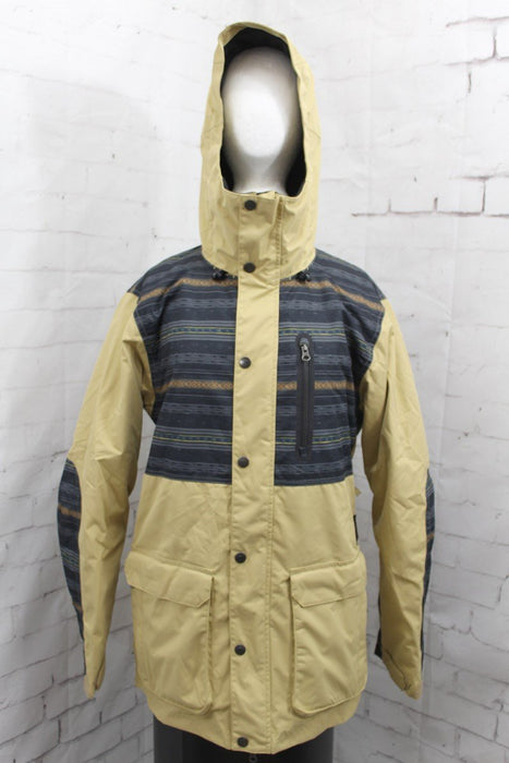 O'Neill Ambush Insulated Snowboard Jacket, Men's Medium, Woodchip Brown