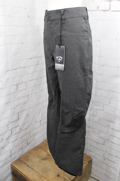 Billabong Outsider Snowboard Pants, Men's Extra Large/XL, Grey Heather New