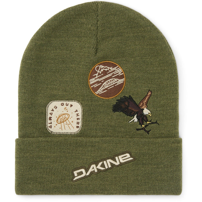 Dakine Payton Beanie, Ribbed Knit Cuffed, Unisex One Size, Utility Green New