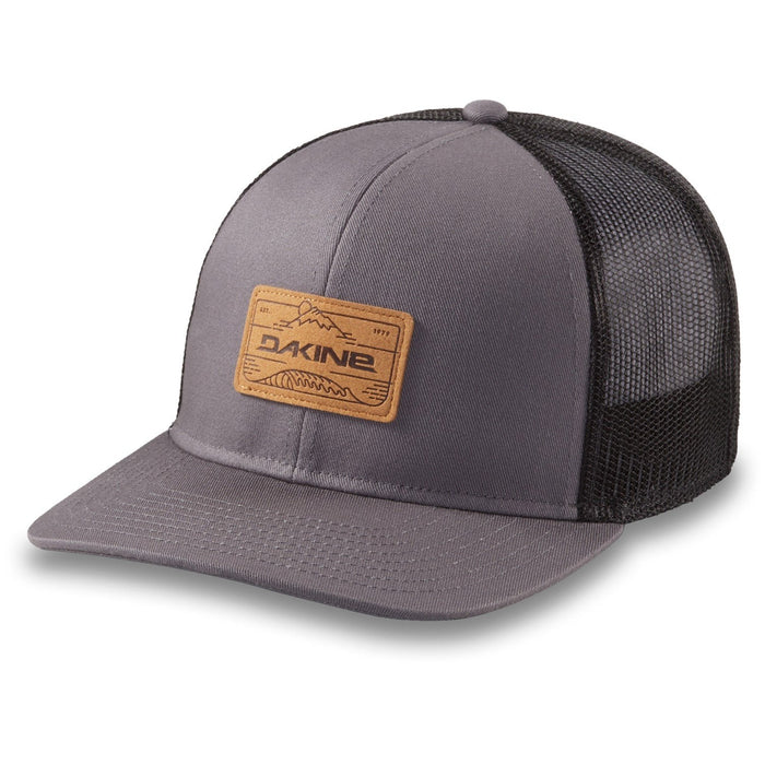Dakine Peak to Peak Trucker Hat Snapback Curved Brim Cap Unisex Castlerock Grey