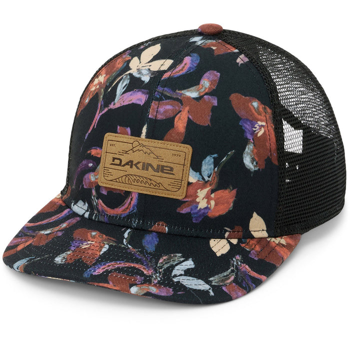 Dakine Peak to Peak Trucker Hat Snapback Curved Brim Cap Unisex Dark Ephemera