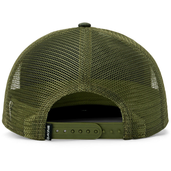 Dakine Peak to Peak Trucker Hat Snapback Curved Brim Cap Unisex Topo Earth Print